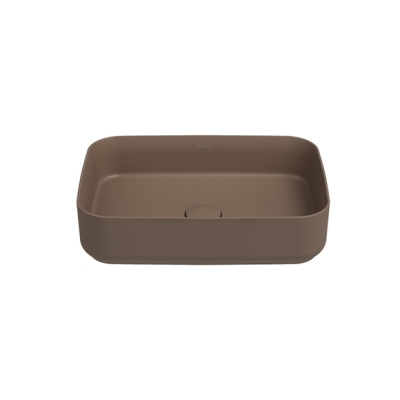 Порцеланова мивка Infinity 10NF65050-2H върху плот 50 × 36 см - Кафяв Мат