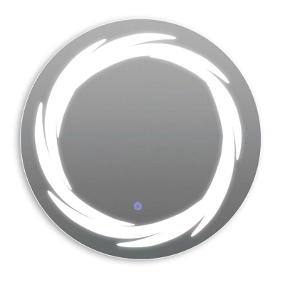 Кръгло огледала за баня с LED MG-C 05 60x60 см