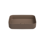 Порцеланова мивка Infinity 10NF65050-2H върху плот 50 × 36 см - Кафяв Мат 3