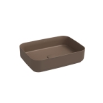 Порцеланова мивка Infinity 10NF65050-2H върху плот 50 × 36 см - Кафяв Мат