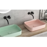 Порцеланова мивка Infinity 10NF65050-2S  върху плот 50 × 36 см 3