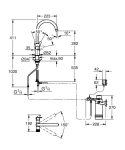 30581000 Blue Pure BauCurve - Grohe - 3
