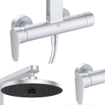 Душ система Ceraflow ALU BD584SI - Цвят сребро 2