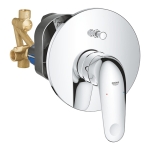 Смесител за вана/душ за вграждане, комплект с тяло Euroeco 32747001 - Grohe