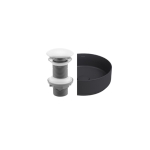 Сифон 38TP0162I КЛИК КЛАК ЗА МИВКА без преливник- Anthracite, Антрацит мат