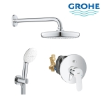 Душ комплект за вграждане Grohe Bau Edge 26412000 + 26406003 + 29079000