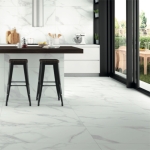 Сатиниран гранитогрес Even White 60x120см