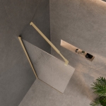 Стационарен параван RIVELLE BRUSH GOLD 125BG - 60 и 80см - 2