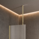 Стационарен параван RIVELLE BRUSH GOLD 125BG - 60 и 80см - 3