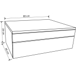 Размер на плот за баня  ICP 6020-1