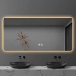LED огледало SM011H 80*60 см - три цвята светлина